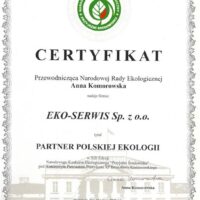 Eko-Serwis Sp. z.o.o Partner Polskiej Ekologii